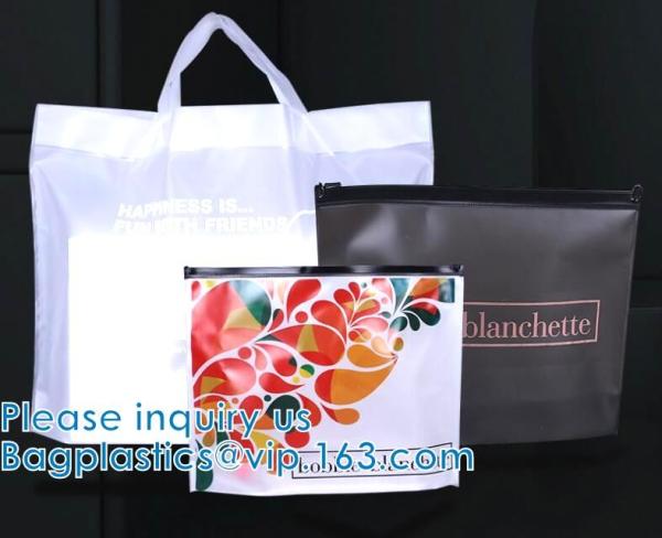 Biodegradbale, Make Up Pouch With Zippe, Travel Toilet Cosmetic Bag, Bikini Zip Lock Slider Packaging Bag