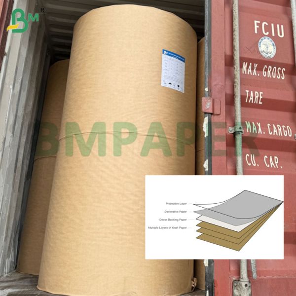 Unbleached Kraft Paper Rolls For High-Pressure Laminates HPL Board