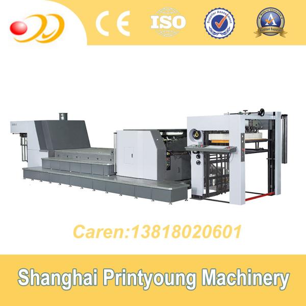 Flexographic Glazing Machine With Chambered Doctor Blade Automatic Cleaning
