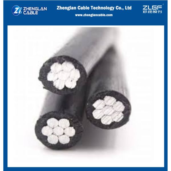 Воздушный изоляционный кабель 0,6/1КВ 2X50+50 AAC/XLPE+AAAC/XLPE Воздушный кабель ABC GB/T12527