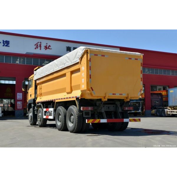 National Heavy Truck 8X4 375hp Dump Truck Shandeka SITRAK G7 Fuel Tank Capacity 0km