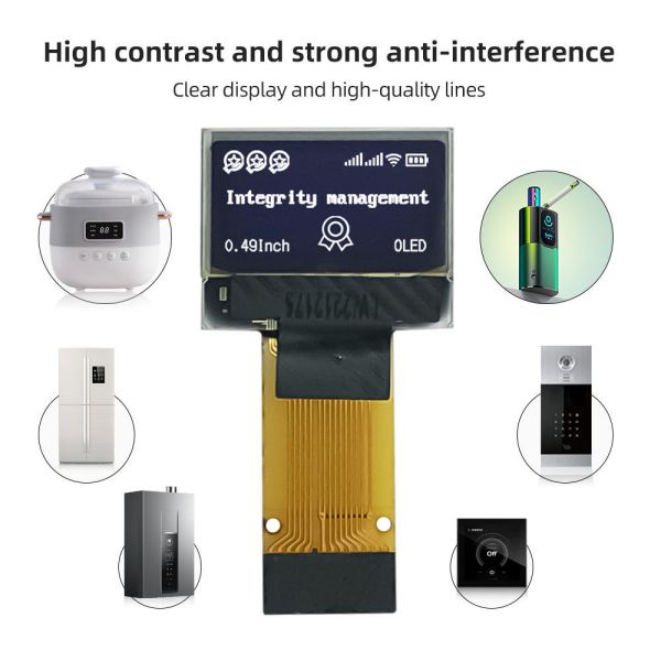 0.49”OLED Display Module with 64x32 Resolution and I2C Interface