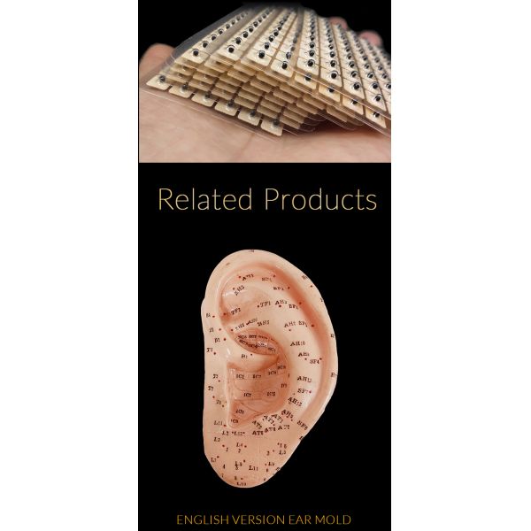 600pcs Therapeutic Vaccaria Ear Seed Patches for Auriculotherapy Other Certification