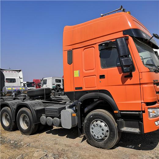 Caminhão principal ZZ4257V3241V do reboque alaranjado de Howo Sinotruk 371