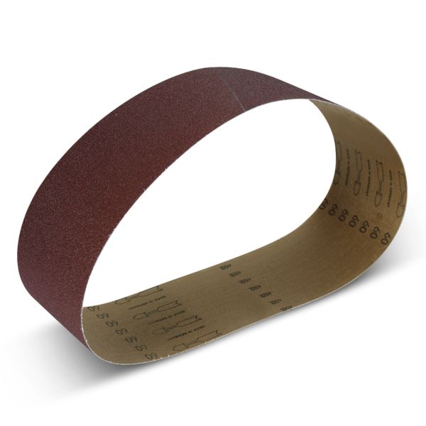75 X 533mm Aluminum Oxide Abrasive Sanding Belt Zirconia Metal Grinding