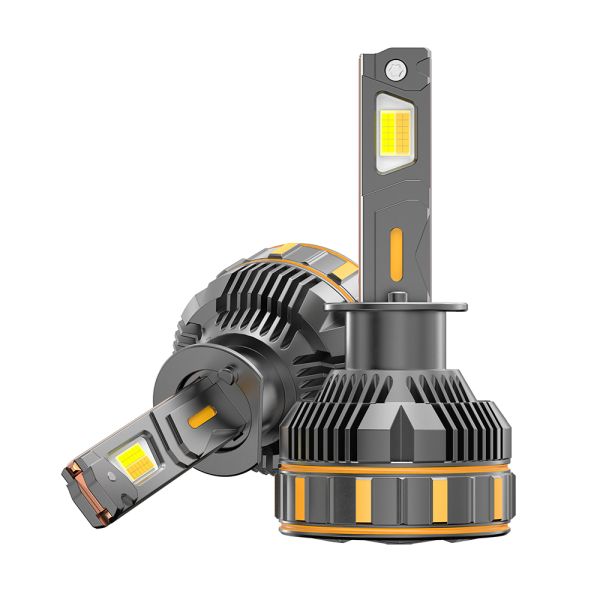 100W 7400 Lumens Car LED Headlight Bulb with App And Remote Control
