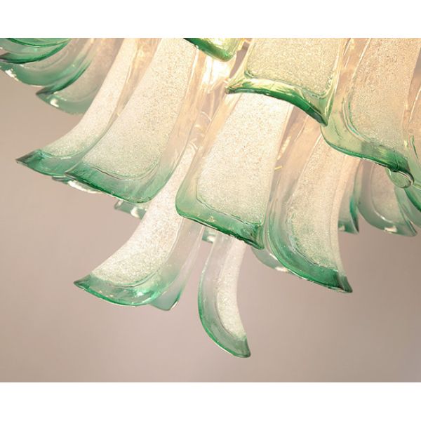 Villa 9 Heads E14 Glass Crystal Pendant Chandelier For Dining Room