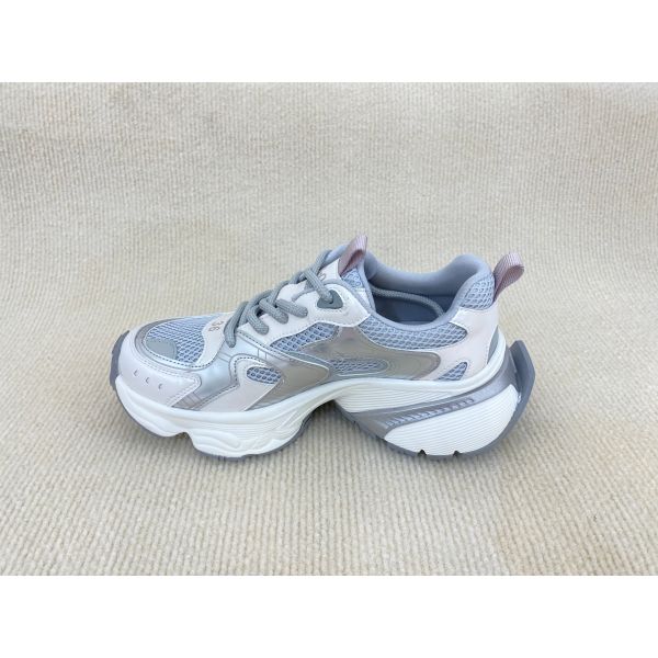 OEM Comfort Running Shoes Lace Up Womens Soft Trainers Autumn Spring