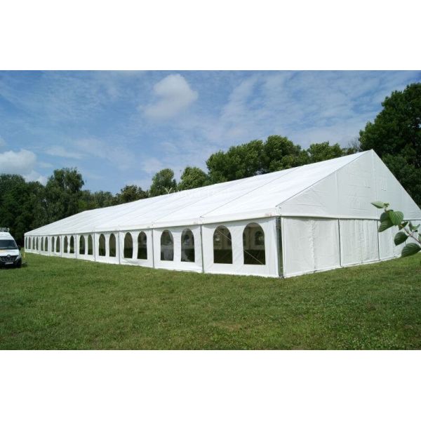 500-1500 People Strong Aluminum Frame Tent Big Party Hall 30x50 M Rain Gutter Included