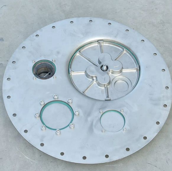 Stainless Steel Manhole Cover for Fuel Tanker Trailer Design Tempreture -20° - 70° Flow Rate