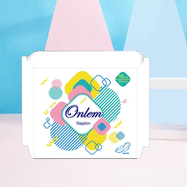 Varejo por grosso de toalhas sanitárias embaladas individualmente toalhas sanitárias orgânicas 100% biodegradáveis