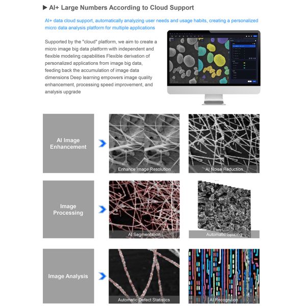 Opto Edu A63.7140A63.7160 2000000x Microscópio Eletrônico de Escaneamento de Emissão de Campo Schottky