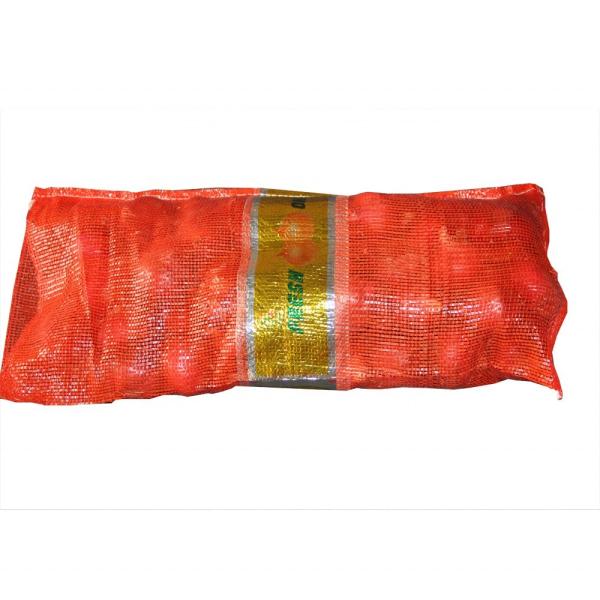Durable Industrial Agriculture Red Pe Woven Bag 25 kg Onion Potato Mesh Bags with Logo