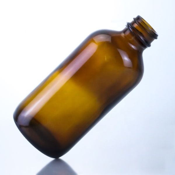 350ml Empty Glass Beer Bottle with Crown Cap Silk Screen and Hot Stamping Unique Design