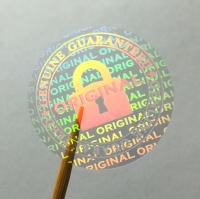 Couleur olographe faite sur commande des autocollants CMYK de vinyle d'anti contrefaçon/couleur de Pantone