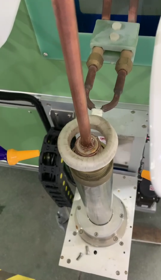 Induction Heating Brazing Machine 30KW With Two Working Stations