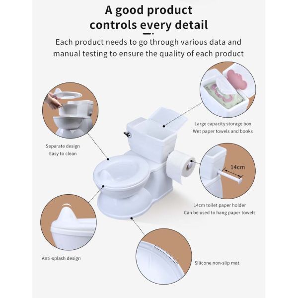 Custom Logo Baby Potty Toilet EN-71 Certified Purple Training Potty for Babies