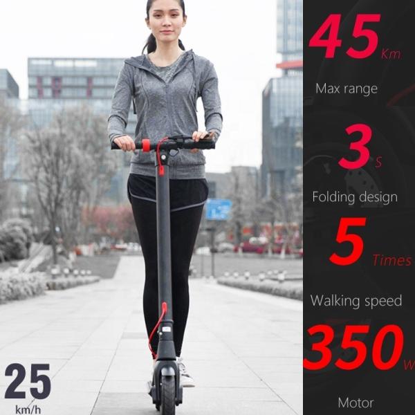 EU/US Warehouse Delivery 350W X8 Folding E-Scooter 10inch 10Ah Electric Scooters for Bluetooth Connectivity