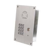 Téléphone à numérotation rapide GSM 3G IP55 SS 65VDC DTMF pour les usines pharmaceutiques