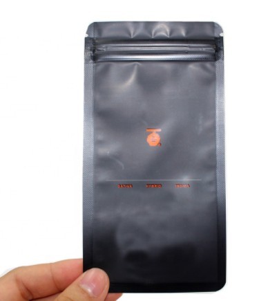 High Quality Biodegradable Smell Proof Matte Black k Plastic Packaging Bags
