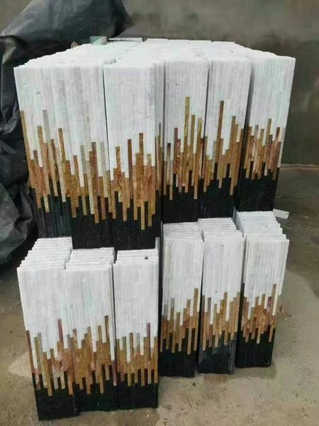 550x150cm Mixed Color Quartzite Stone Veneer Panels