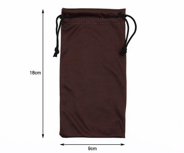 O malote de pouco peso da joia de Eco Microfiber, óculos de sol Dustproof de pano de BSCI ensaca