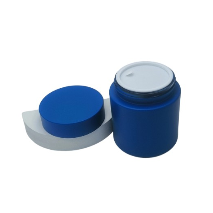 2025 Nueva llegada Jar cosmético de vidrio redondo de 100 g con tapa de plástico para crema para el cuidado de la piel, máscara, ojos y crema facial - Servicio OEM disponible