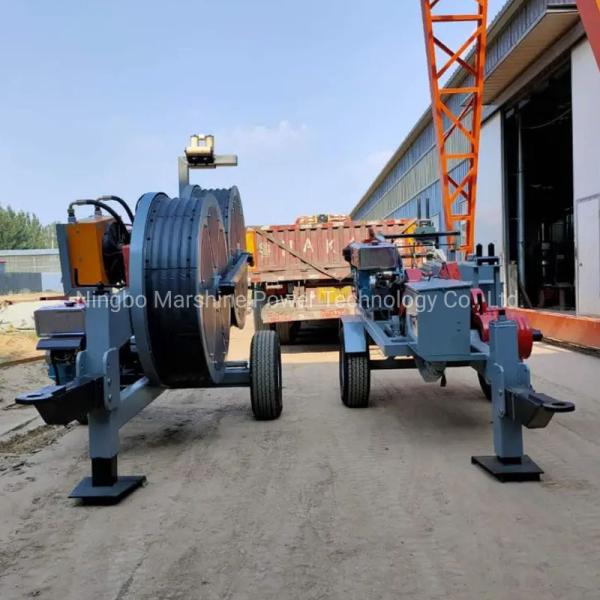 Tensificador de cabo hidráulico de linha elétrica à prova de fogo para enrolar o condutor aéreo