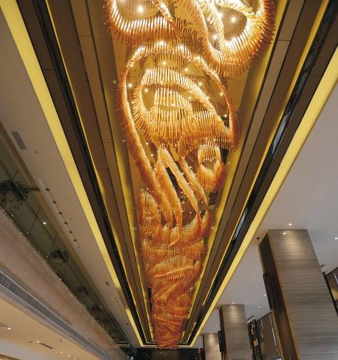 Des chandeliers commerciaux de luxe de haute qualité