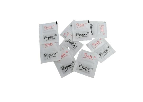 Restaurant Supply Condiment Packets Salt Pepper Twin Pack