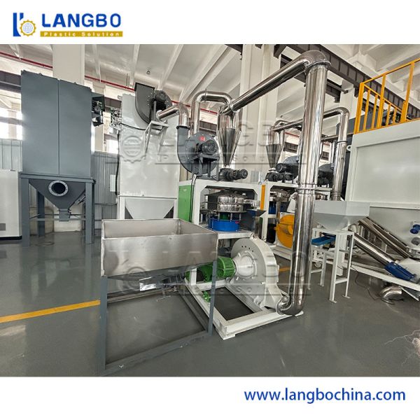 PVC Pulverizer Milling Machine Polystyrene Grinder