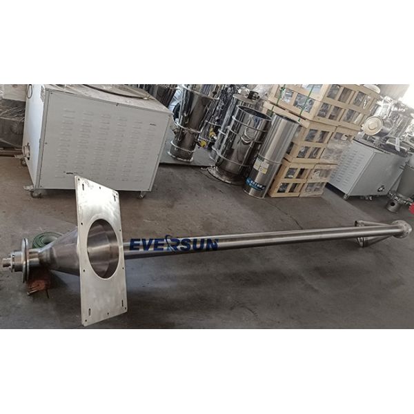 Horizontal Double Spiral Screw Conveyor Rice Husk Screw Feeder For Seed Powder