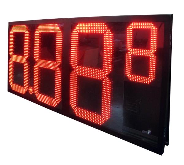 18 Digital Gas Changer LED Signs Perfect for Outdoor Gas Stations Regular and Diesel