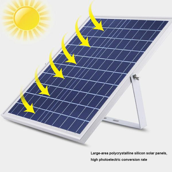 High Lumen Split Solar Street Light With Separate Big Solar Panel Auto Clean