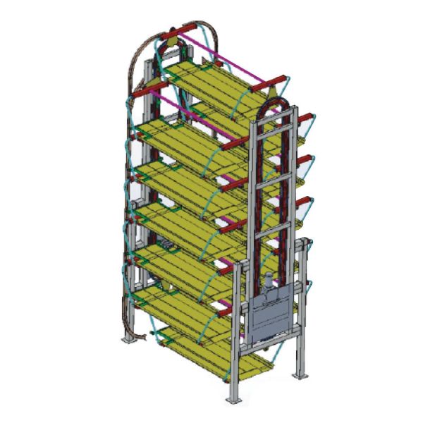 2000kg 自動 16 の縦のロータリー車の駐車システム/タワー
