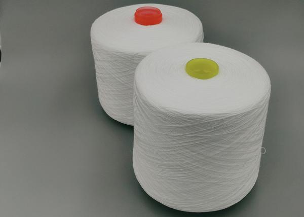 Paper Cone Raw White Polyester Yarn Ne 20/2 20/3 20/4 For Jeans And Bag Sewing