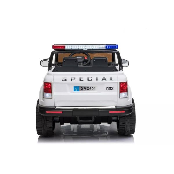 Черная езда на детском электрическом полицейском внедорожнике с пультом дистанционного управления игрушка для больших детей