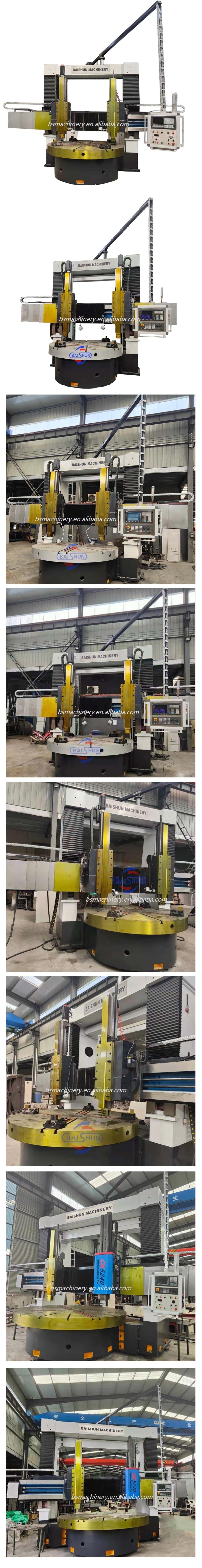 Свертывающий клапан Автоматический большой двойной колонны тяжелый VTL CNC вертикальный токарный стан