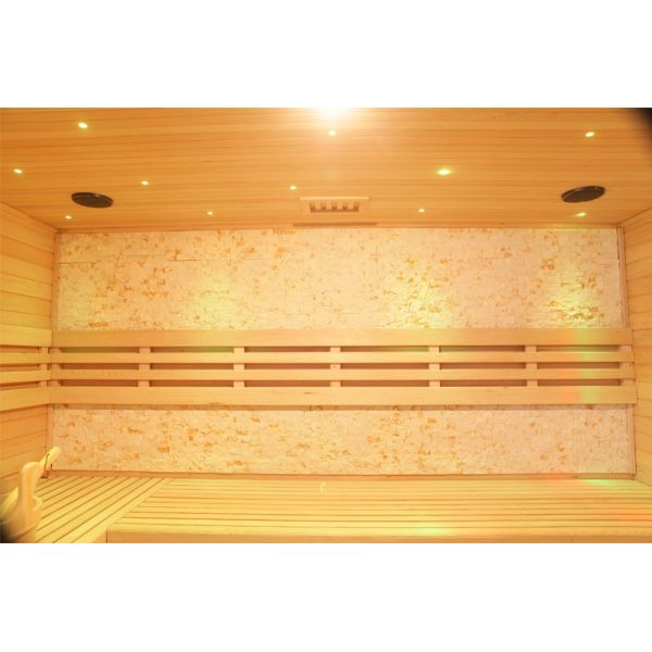 Indoor Dry Steam Sauna Room Full Body Detox Sauna Cabin With Stove Heater
