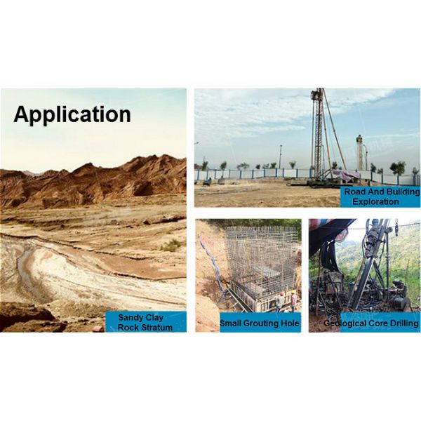 ST 260 Grands chevaux géotechnique profondeur rampante montée en perceuse de forage haute efficacité