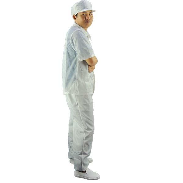 Stripe Grid ESD Cleanroom Garment Antistatic Cleanroom Smock Coverall Suit Clothing Clothes