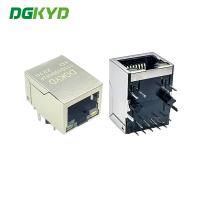 Único conector magnético portuário de 10P8C RJ45 Gigabit Ethernet com diodo emissor de luz