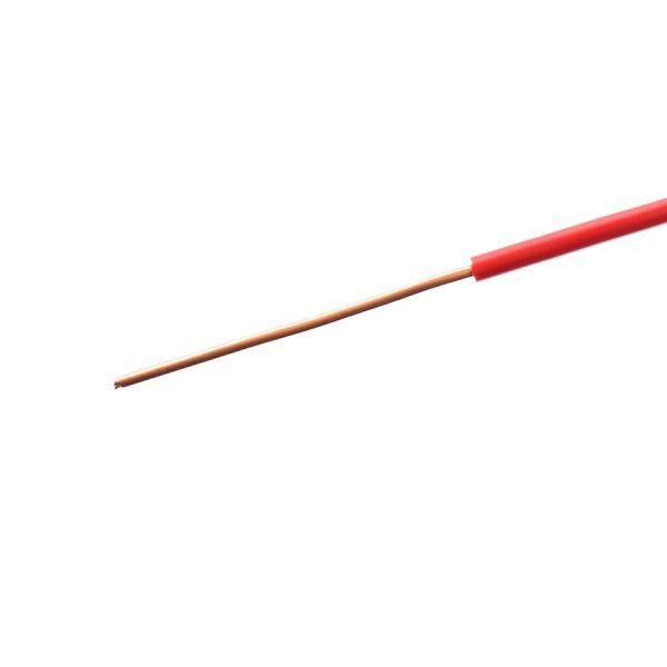 H05V-U 1X0.5 0.75 1 1.5 2.5 4 6 MM2 300/500V Single Core Pure Copper Wire Solid PVC Electrical Power Cable for Red House