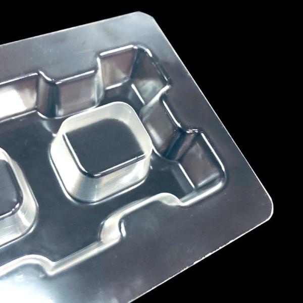 Blister de selo facial personalizado para componentes eletrônicos Classe 100 Embalagens de plástico PET