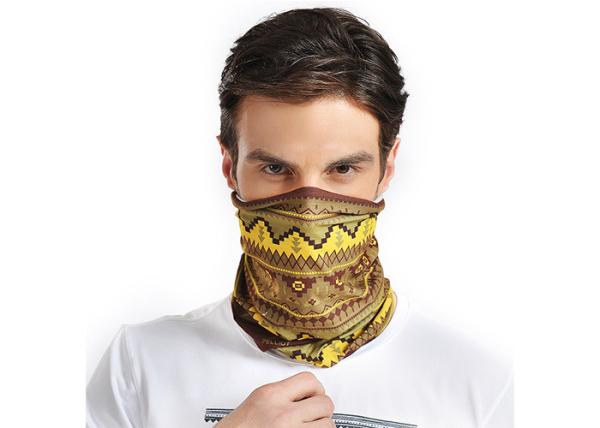 Bicycle Sports UV  Headwear Good Flexibility Breathable Absorb Sweat 25 * 50