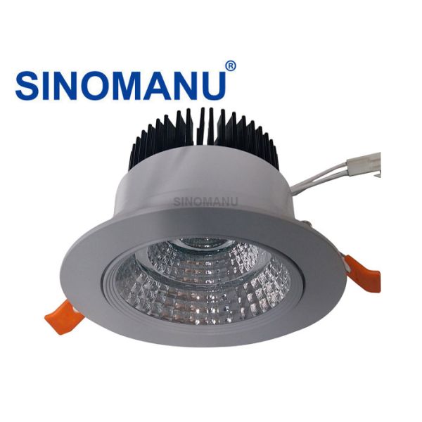Diameter 110MM Adjustable LED Downlights , High Lumen Black LED Downlights