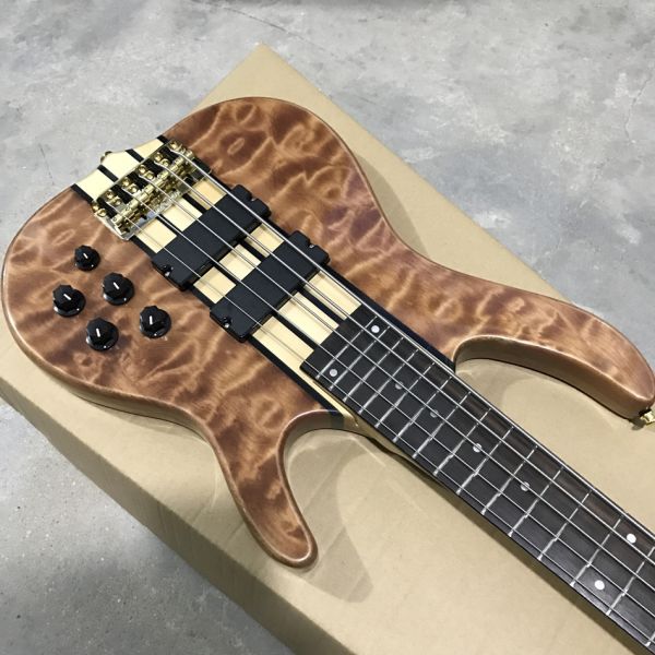 2018 new style high quality custom 5 string bass guitar, Rosewood fingerboard