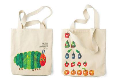 Heat Transfer Lady Canvas ECO Shopping Bags GirlsTote Cartoon Pattern Shoulder Alphabet Handbag