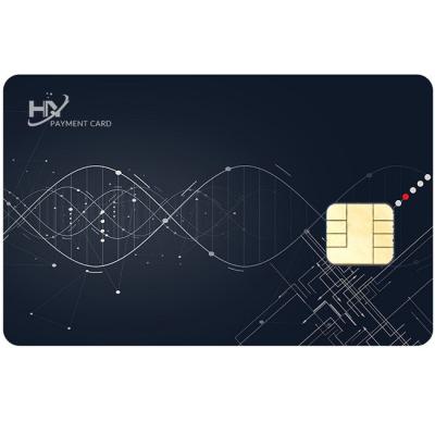 Teste padrão de Chip Card With Customizable Layout do contato da segurança financeira