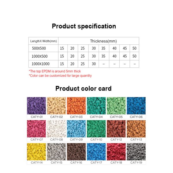 Коммерческие коврики для детской площадки Ультрафиолетоустойчивые